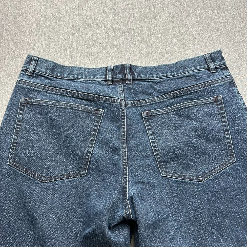 Jos A Bank Traveler Denim Jeans Tailored Fit Mens 38x29 Blue Pants *STAINS* - Picture 16 of 16